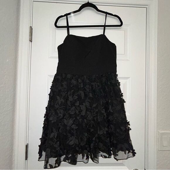 Altar'd State Tulle Organza Floral Applique Party Dress - Picture 8 of 12